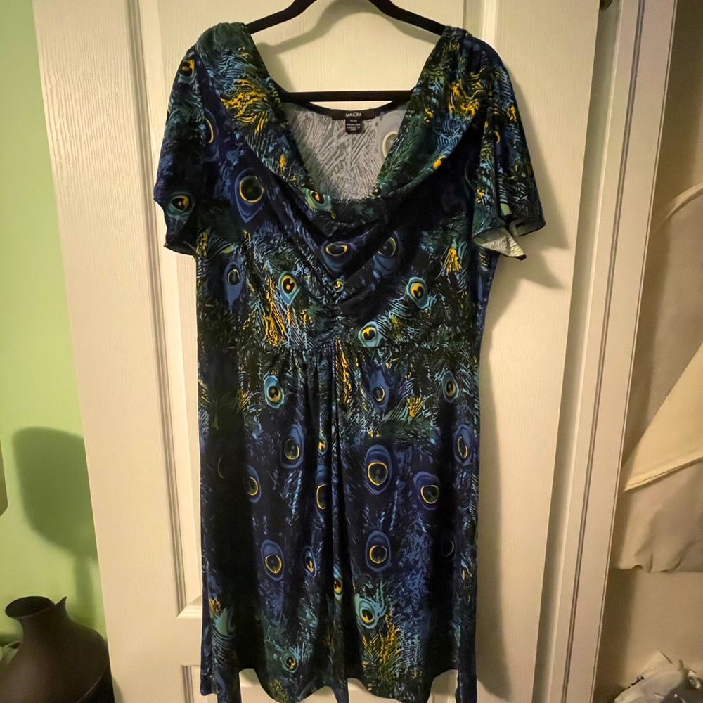 Peacock dress